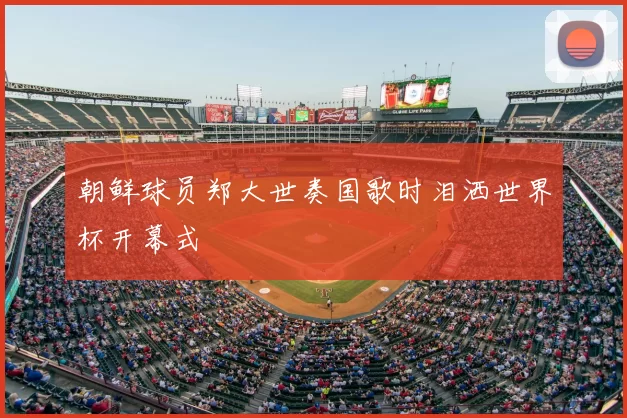 朝鲜球员郑大世奏国歌时泪洒世界杯开幕式